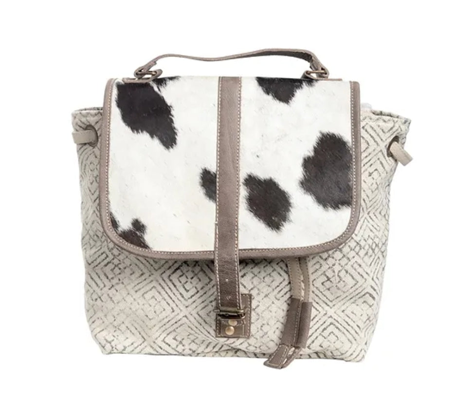 Recycled cowhide Backpack