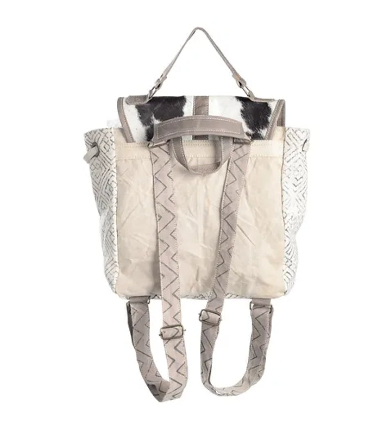 Recycled cowhide Backpack
